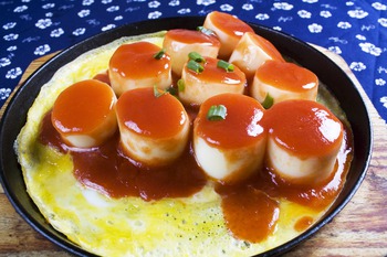 铁板日本豆腐蕃茄酱