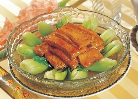 小青菜煎豆腐