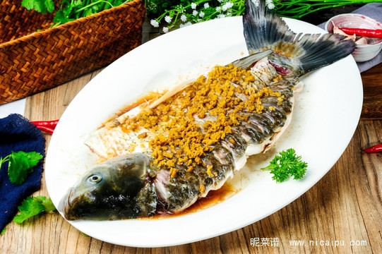 姜汁蒸海鲈鱼